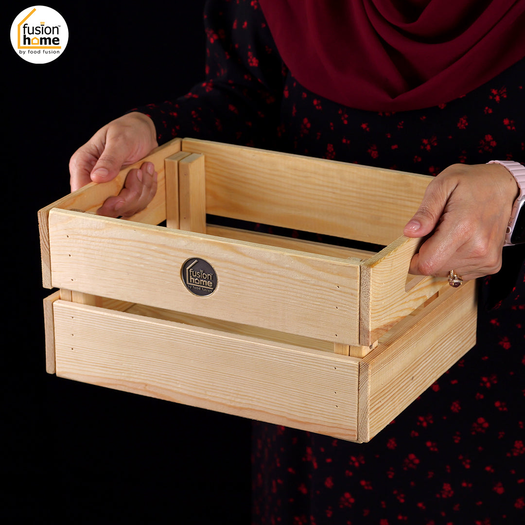 Fusion Box Classic Wooden Crate