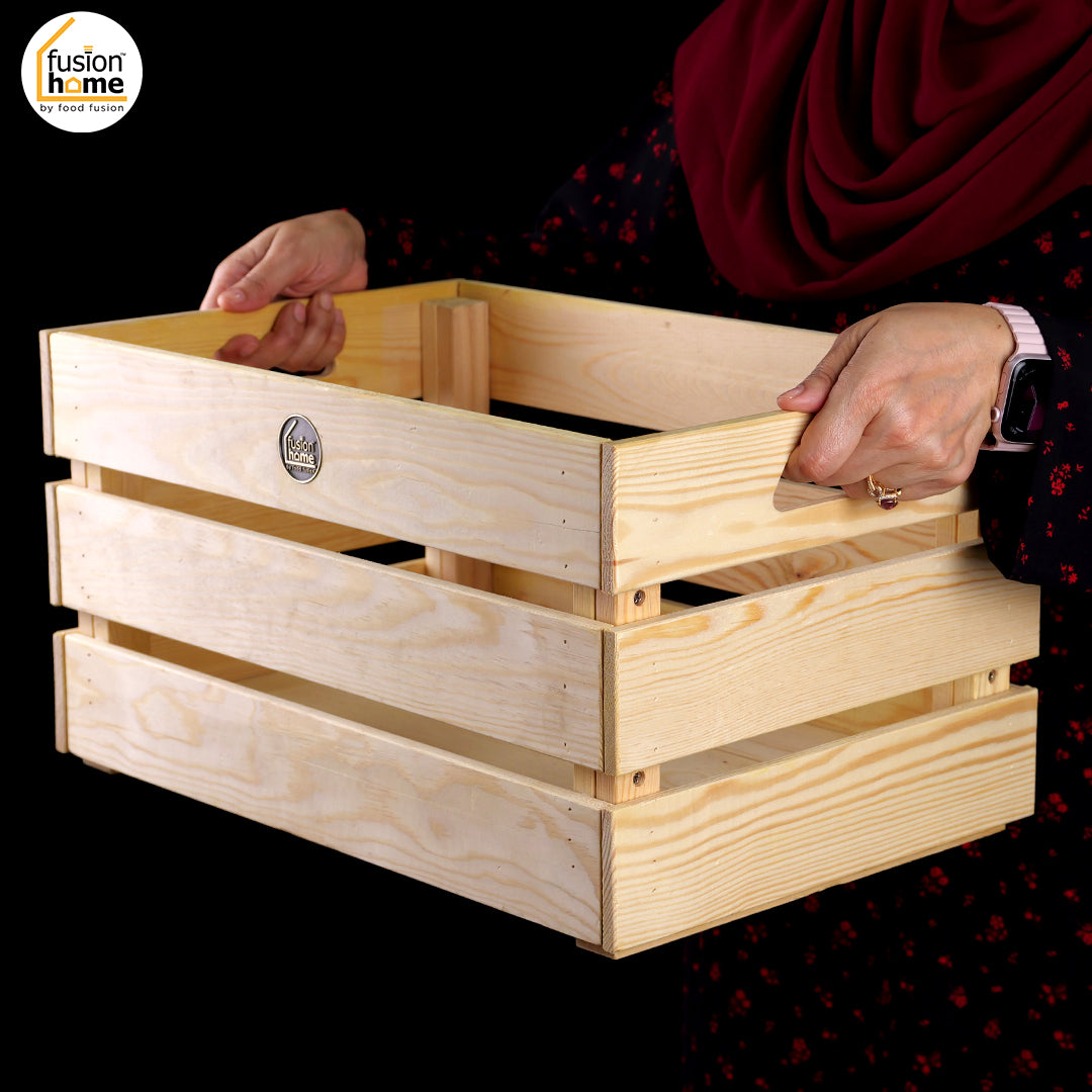 Fusion Box Classic Wooden Crate