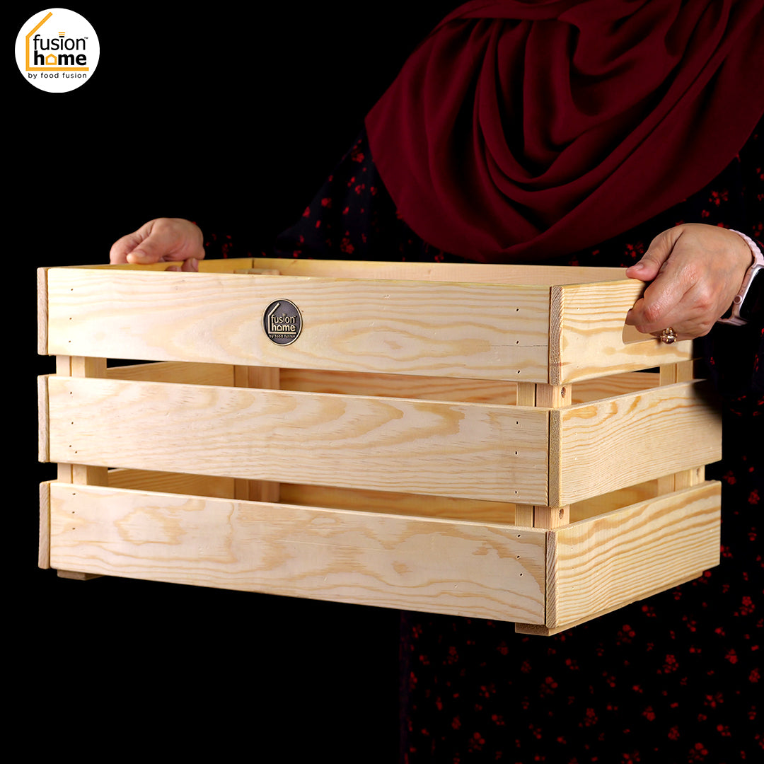 Fusion Box Classic Wooden Crate