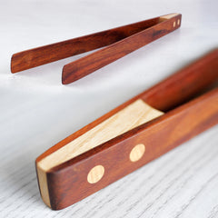 Hand Crafted Wooden Tongs