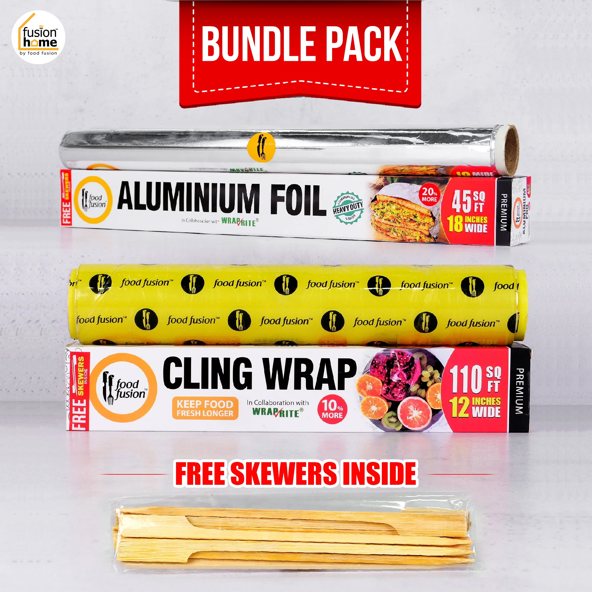 Food Fusion Foil and Cling Super Saver Bundles