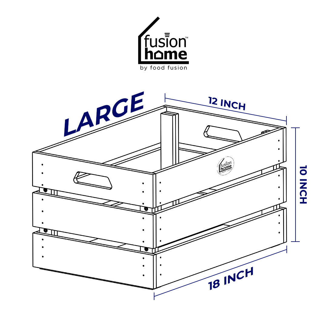 Fusion Box Classic Wooden Crate