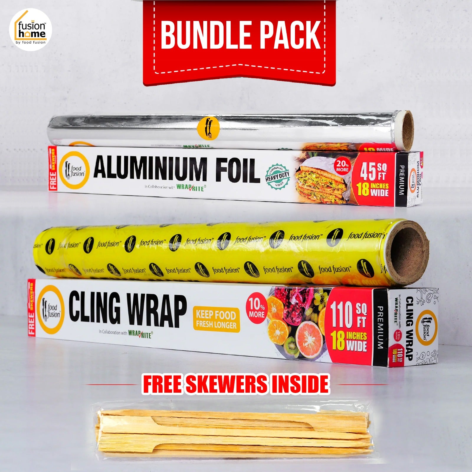 Food Fusion Foil and Cling Super Saver Bundles